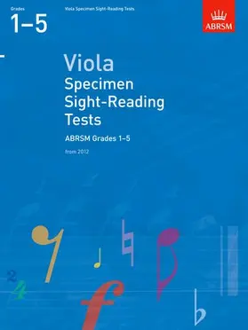  Viola Specimen Sight-Reading Tests, ABRSM Grades 1-5 | Buch |  Sack Fachmedien