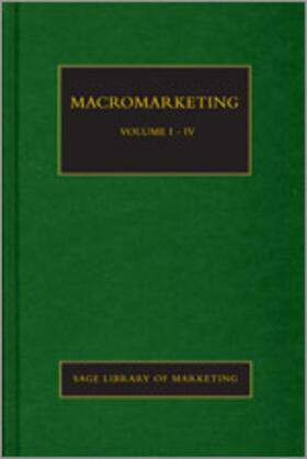 Shapiro / Tadajewski / Shultz II | Macromarketing | Buch | 978-1-84860-704-0 | sack.de