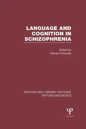 Schwartz |  Psychology Library Editions: Psycholinguistics | Buch |  Sack Fachmedien