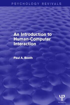 Booth |  An Introduction to Human-Computer Interaction | Buch |  Sack Fachmedien