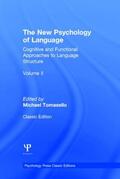 Tomasello |  The New Psychology of Language, Volume II | Buch |  Sack Fachmedien