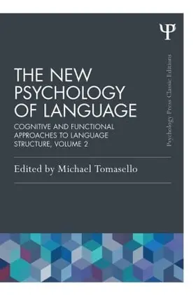 Tomasello |  The New Psychology of Language | Buch |  Sack Fachmedien