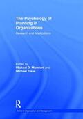 Mumford / Frese |  The Psychology of Planning in Organizations | Buch |  Sack Fachmedien