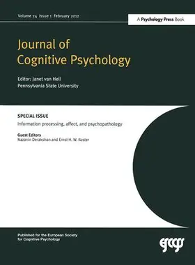 Derakshan / Koster |  Information Processing, Affect and Psychopathology | Buch |  Sack Fachmedien