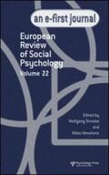 Stroebe / Hewstone |  European Review of Social Psychology: Volume 22 | Buch |  Sack Fachmedien