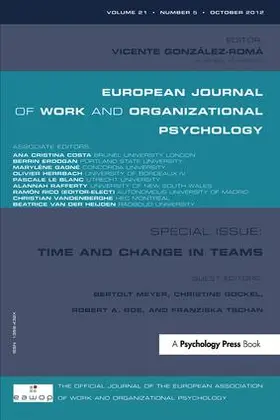 Meyer / Gockel / Roe |  Time and Change in Teams | Buch |  Sack Fachmedien