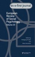 Stroebe / Hewstone |  European Review of Social Psychology: Volume 23 | Buch |  Sack Fachmedien