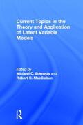 Edwards / MacCallum |  Current Topics in the Theory and Application of Latent Variable Models | Buch |  Sack Fachmedien