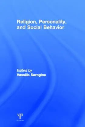 Saroglou |  Religion, Personality, and Social Behavior | Buch |  Sack Fachmedien