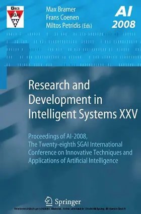 Coenen / Bramer / Petridis |  Research and Development in Intelligent Systems XXV | eBook | Sack Fachmedien