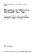 Coenen / Bramer / Petridis |  Research and Development in Intelligent Systems XXV | eBook | Sack Fachmedien
