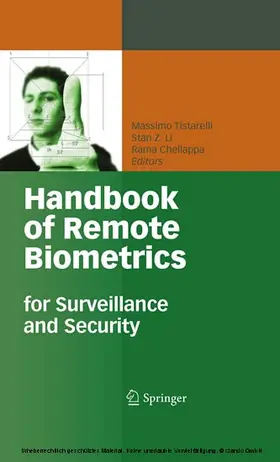 Tistarelli / Li / Chellappa |  Handbook of Remote Biometrics | eBook | Sack Fachmedien