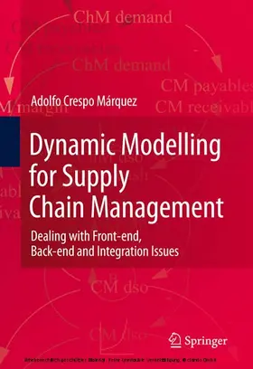Crespo Márquez |  Dynamic Modelling for Supply Chain Management | eBook | Sack Fachmedien