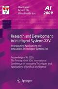 Ellis / Bramer / Petridis |  Research and Development in Intelligent Systems XXVI | eBook | Sack Fachmedien