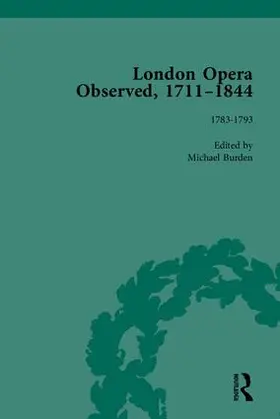 Burden |  London Opera Observed 1711–1844 | Buch |  Sack Fachmedien