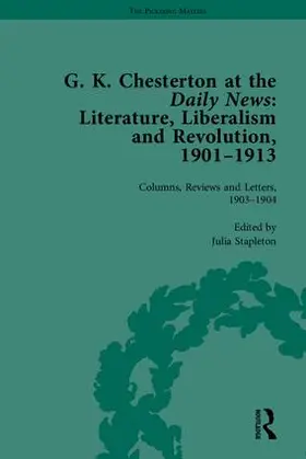 Stapleton |  G K Chesterton at the Daily News, Part I | Buch |  Sack Fachmedien