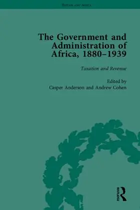 Cohen |  The Government and Administration of Africa, 1880–1939 | Buch |  Sack Fachmedien