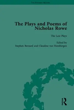 Bernard |  The Plays and Poems of Nicholas Rowe | Buch |  Sack Fachmedien
