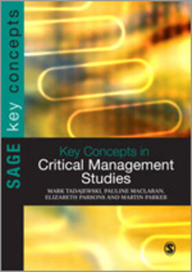 Tadajewski / Maclaran / Parsons | Key Concepts in Critical Management Studies | Buch | 978-1-84920-568-9 | sack.de