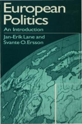 Lane / Ersson | European Politics | E-Book | sack.de