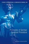 Bohlander |  Principles of German Criminal Procedure | Buch |  Sack Fachmedien
