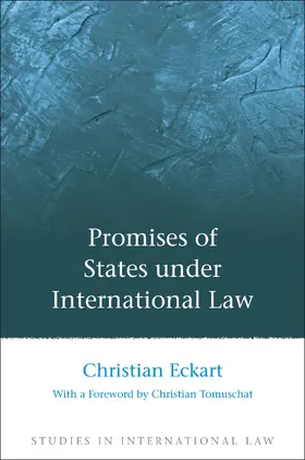 Eckart |  Promises of States under International Law | Buch |  Sack Fachmedien