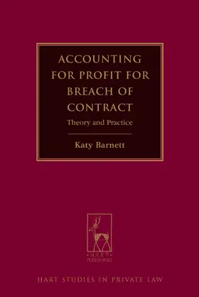 Barnett |  Accounting for Profit for Breach of Contract | Buch |  Sack Fachmedien