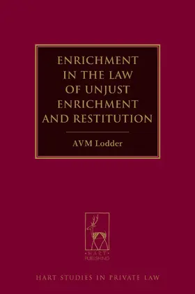 Lodder |  Enrichment in the Law of Unjust Enrichment and Restitution | Buch |  Sack Fachmedien