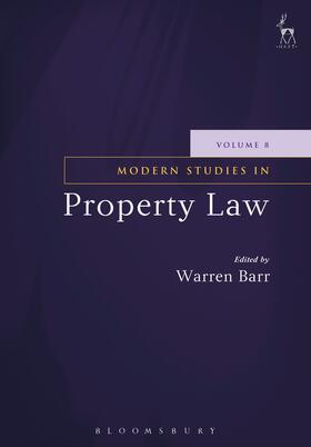 Barr | Modern Studies in Property Law - Volume 8 | Buch | 978-1-84946-622-6 | sack.de