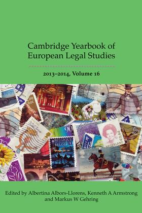 Albors-Llorens / Armstrong / Gehring |  Cambridge Yearbook of European Legal Studies, Vol 16 2013-2014 | Buch |  Sack Fachmedien