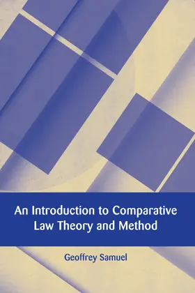 Samuel |  An Introduction to Comparative Law Theory and Method | Buch |  Sack Fachmedien