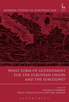 Fabbrini / Hirsch Ballin / Somsen | What Form of Government for the European Union and the Eurozone? | Buch | 978-1-84946-810-7 | sack.de