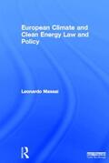 Massai |  European Climate and Clean Energy Law and Policy | Buch |  Sack Fachmedien