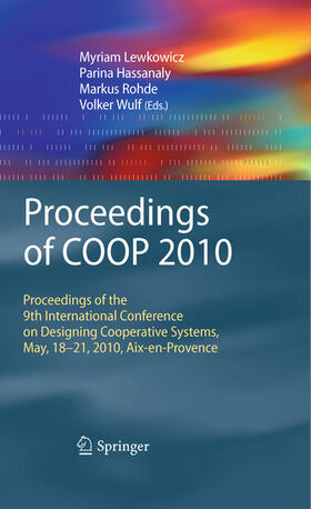Lewkowicz / Hassanaly / Rohde | Proceedings of COOP 2010 | E-Book | sack.de