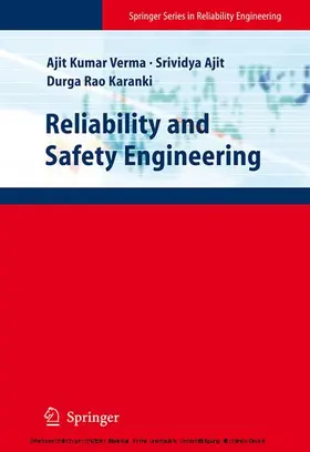 Verma / Ajit / Karanki |  Reliability and Safety Engineering | eBook | Sack Fachmedien