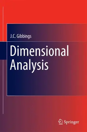 Gibbings |  Dimensional Analysis | Buch |  Sack Fachmedien