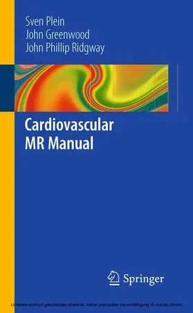 Plein / Greenwood |  Cardiovascular MR Manual | eBook | Sack Fachmedien