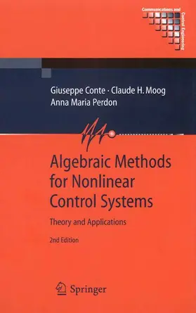 Conte / Perdon / Moog |  Algebraic Methods for Nonlinear Control Systems | Buch |  Sack Fachmedien