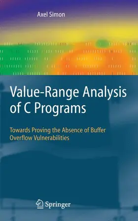 Simon |  Value-Range Analysis of C Programs | Buch |  Sack Fachmedien