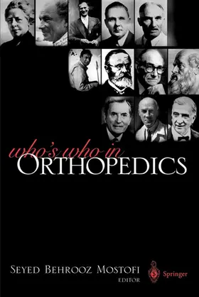 Mostofi | Who's Who in Orthopedics | Buch | 978-1-84996-915-4 | www.sack.de