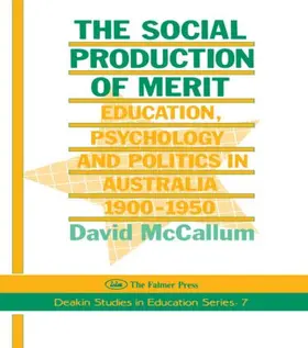 McCallum |  The Social Production Of Merit | Buch |  Sack Fachmedien