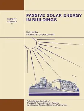 O'Sullivan | Passive Solar Energy in Buildings | Buch | 978-1-85166-280-7 | www.sack.de
