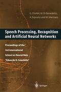 Chollet / Marinaro / Di Benedetto |  Speech Processing, Recognition and Artificial Neural Networks | Buch |  Sack Fachmedien