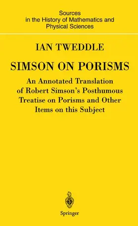 Tweddle |  Simson on Porisms | Buch |  Sack Fachmedien