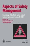 Anderson / Redmill |  Aspects of Safety Management | Buch |  Sack Fachmedien