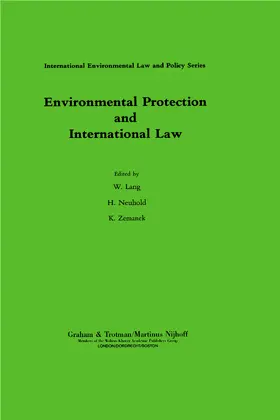 Neuhold / Lang |  Environmental Protection and International Law | Buch |  Sack Fachmedien