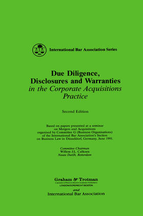 Baker / Jillson | DUE DILIGENCE DISCLOSURES & WA | Buch | 978-1-85333-633-1 | sack.de