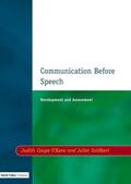 O'Kane / Goldbart |  Communication before Speech | Buch |  Sack Fachmedien