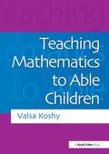 Koshy |  Teaching Mathematics to Able Children | Buch |  Sack Fachmedien
