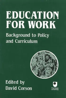 Corson |  Education for Work | Buch |  Sack Fachmedien